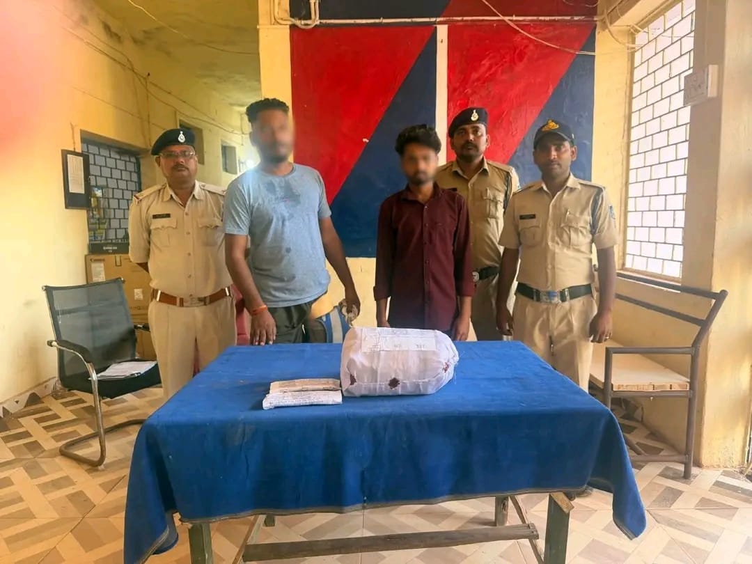 Rewa में गांजा तस्करी पर सेमरिया पुलिस का शिकंजा, दो आरोपियों से 2.15 किलो गांजा जब्त
