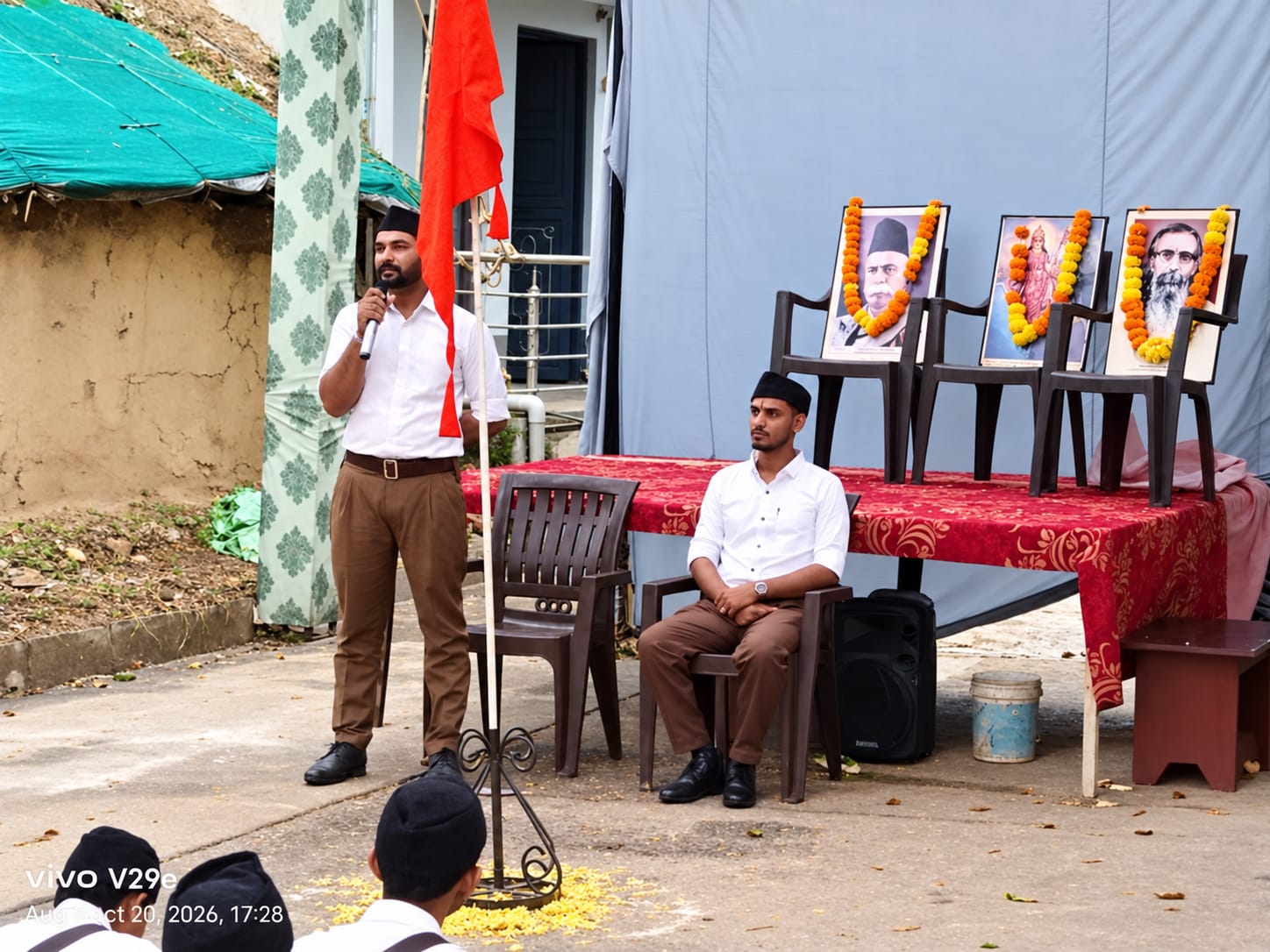 बछोड़िया मंडल में निकला संघ का भव्य पथ संचलन, स्वयंसेवकों ने दिखाया अनुशासन