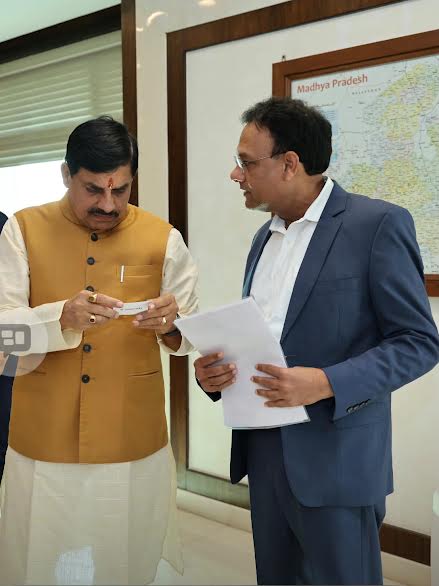 Think Gas MD एवं CEO ने प्राकृतिक गैस पर वैट कम करने को लेकर मुख्यमंत्री मोहन यादव से की मुलाकात