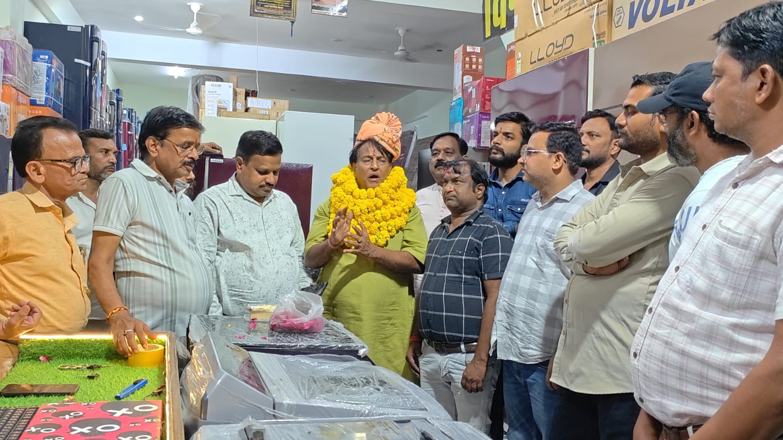 Jain व्यापारी वर्ग ने किया भाजपा व्यापारी प्रकोष्ठ के जिला संयोजक ओम प्रकाश अग्रवाल “बाबूजी” का स्वागत-सम्मान